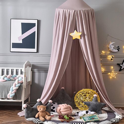 Nordic Dome Bed Mantle Children's Windshield Crib Bedside Decoration Blackout Mosquito Net Ceiling Bed Tent Bed Curtain
Nordic Dome Bed Mantle Children's Windshield Crib Bedside Decoration Blackout Mosquito Net Ceiling Bed Tent Bed Curtain