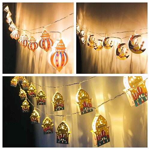 décorations lumineuses ramadan à piles 1.5m10led / 3m20led palais de la lune imprimé guirlande lumineuse led eid mubarak décor pour la maison fête du festival musulman kareem ornements
décorations lumineuses ramadan à piles 1.5m10led / 3m20led palais de la lune imprimé guirlande lumineuse led eid mubarak décor pour la maison fête du festival musulman kareem ornements