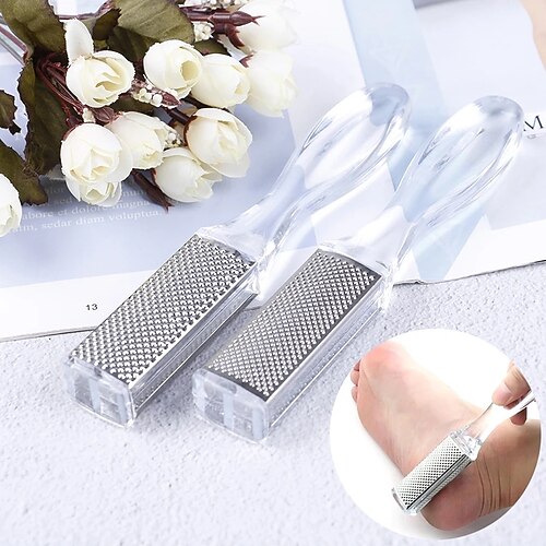 harte abgestorbene Haut entfernen Kunststoff Edelstahl transparent Fußraspel Feile Schrubber Reibe Hornhaut Pediküre Werkzeug Peeling-Werkzeug
harte abgestorbene Haut entfernen Kunststoff Edelstahl transparent Fußraspel Feile Schrubber Reibe Hornhaut Pediküre Werkzeug Peeling-Werkzeug