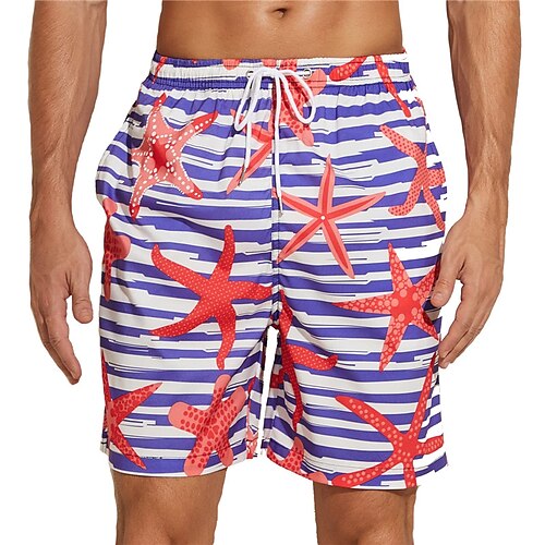 Herre Surfeshorts Badeshorts Snorer med mesh fôr Elastisk midje Stripe Grafiske trykk Hurtigtørkende Kort Avslappet Daglig Ferie Hawaiisk Bohem Blå Mikroelastisk
Herre Surfeshorts Badeshorts Snorer med mesh fôr Elastisk midje Stripe Grafiske trykk Hurtigtørkende Kort Avslappet Daglig Ferie Hawaiisk Bohem Blå Mikroelastisk