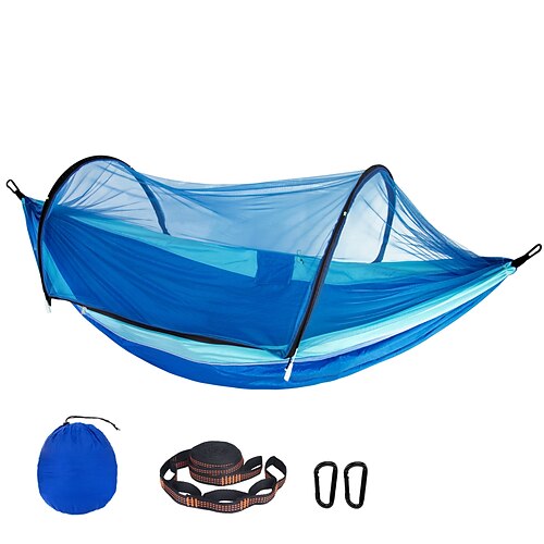 Hamaca de camping con mosquitera emergente Hamaca para camping Al aire libre Transpirable Transpirabilidad Listo para vestir flexible ajustable Secado rápido Nailon Con mosquetones y correas de
Hamaca de camping con mosquitera emergente Hamaca para camping Al aire libre Transpirable Transpirabilidad Listo para vestir flexible ajustable Secado rápido Nailon Con mosquetones y correas de