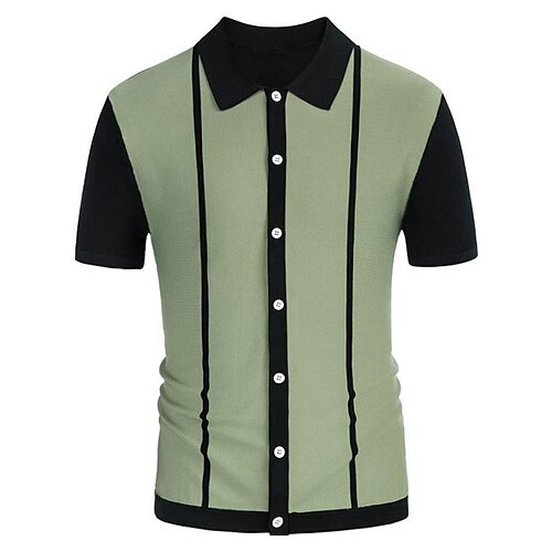 Herre Polo Strik Polo Forretning Daglig Knaphul Kort Ærme Stilfuld Klassisk Stribet Strikket Sommer Forår Blå Grøn Polo
Herre Polo Strik Polo Forretning Daglig Knaphul Kort Ærme Stilfuld Klassisk Stribet Strikket Sommer Forår Blå Grøn Polo