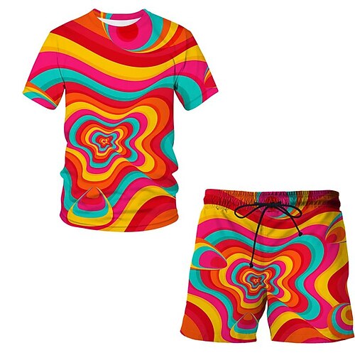 Herre Shorts og T-shirt sæt T-shirt outfits Grafisk 3D Print Rund hals Tøj 3D-udskrivning udendørs Daglig Kortærmet 3D-udskrivning 2 stk 2stk Designer Afslappet Bekvem
Herre Shorts og T-shirt sæt T-shirt outfits Grafisk 3D Print Rund hals Tøj 3D-udskrivning udendørs Daglig Kortærmet 3D-udskrivning 2 stk 2stk Designer Afslappet Bekvem