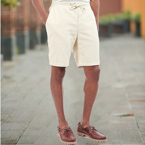 Herre Lin Shorts Sommershorts Strandshorts Snorer Elastisk midje Lomme foran عادي Pustende Kort Avslappet Daglig Ferie Lin / bomullsblanding Sport Gatemote Militærgrønn Navyblå
Herre Lin Shorts Sommershorts Strandshorts Snorer Elastisk midje Lomme foran عادي Pustende Kort Avslappet Daglig Ferie Lin / bomullsblanding Sport Gatemote Militærgrønn Navyblå