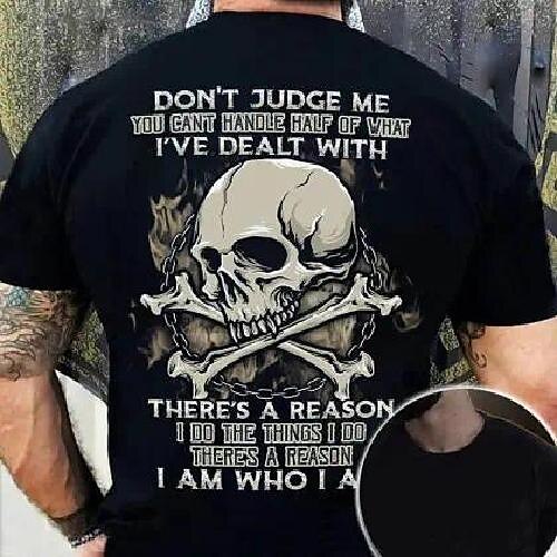 Herre T-shirt T-Shirts Grafisk Dødningehoveder Rund hals Tøj 3D-udskrivning udendørs Afslappet Kortærmet Trykt mønster Årgang Mode Designer
Herre T-shirt T-Shirts Grafisk Dødningehoveder Rund hals Tøj 3D-udskrivning udendørs Afslappet Kortærmet Trykt mønster Årgang Mode Designer