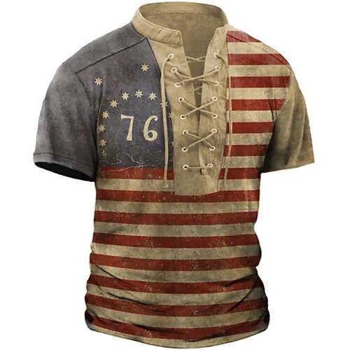 Per uomo maglietta Magliette Pop art Bandiera Colletto Abbigliamento Stampa 3D Informale Giornaliero Manica corta Lacci Stampa Di tendenza Originale Vintage
Per uomo maglietta Magliette Pop art Bandiera Colletto Abbigliamento Stampa 3D Informale Giornaliero Manica corta Lacci Stampa Di tendenza Originale Vintage