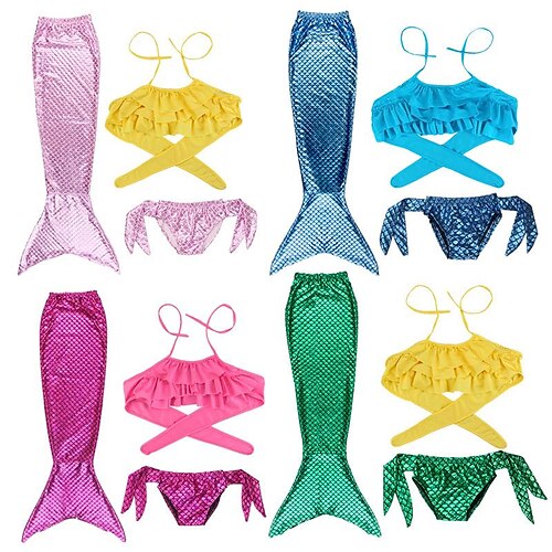 Die kleine Meerjungfrau Ariel Meerjungfrau Bademode Bikini Badeanzüge Mädchen Film Cosplay Urlaub BH Slip Meerjungfrau Fischschwanz Polyester
Die kleine Meerjungfrau Ariel Meerjungfrau Bademode Bikini Badeanzüge Mädchen Film Cosplay Urlaub BH Slip Meerjungfrau Fischschwanz Polyester