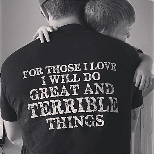 Herre T-shirt T-Shirts Grafisk Bogstaver Rund hals Tøj 3D-udskrivning udendørs Afslappet Kortærmet Trykt mønster Årgang Mode Designer
Herre T-shirt T-Shirts Grafisk Bogstaver Rund hals Tøj 3D-udskrivning udendørs Afslappet Kortærmet Trykt mønster Årgang Mode Designer