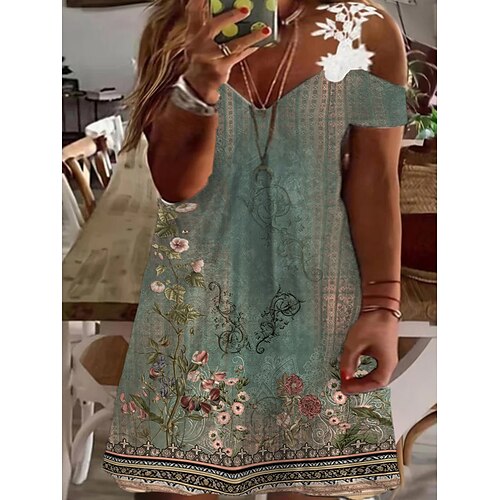 Dame Store størrelser Uformell kjole Blonde kjole Blomstret Midikjole Kortermet Blonde Lapper Med stropper Mote utendørs Hvit Grønn Sommer Vår L XL XXL 3XL 4XL
Dame Store størrelser Uformell kjole Blonde kjole Blomstret Midikjole Kortermet Blonde Lapper Med stropper Mote utendørs Hvit Grønn Sommer Vår L XL XXL 3XL 4XL