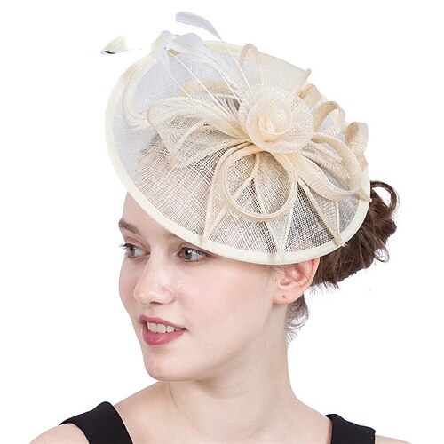 fascinators sinamay Kentucky Derby Chiesa Elegante Retrò Con Piume Fantasia floreale Copricapo Copricapo
fascinators sinamay Kentucky Derby Chiesa Elegante Retrò Con Piume Fantasia floreale Copricapo Copricapo
