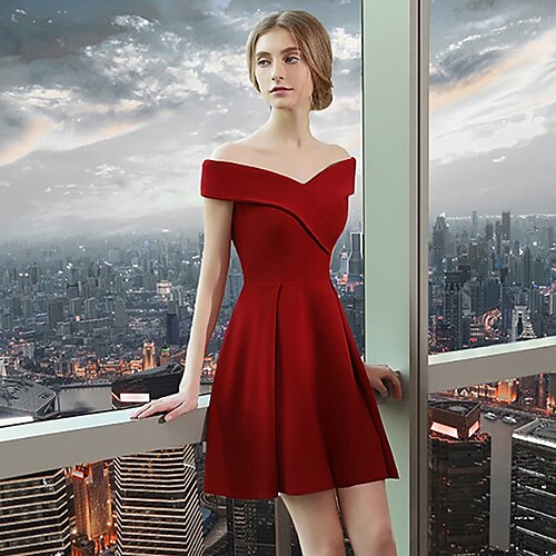 Linea-A Elegante Vintage Abiti da festa Cocktail party Vestito Senza spalline Manica corta Al ginocchio Elastene con Elegante 2022
Linea-A Elegante Vintage Abiti da festa Cocktail party Vestito Senza spalline Manica corta Al ginocchio Elastene con Elegante 2022