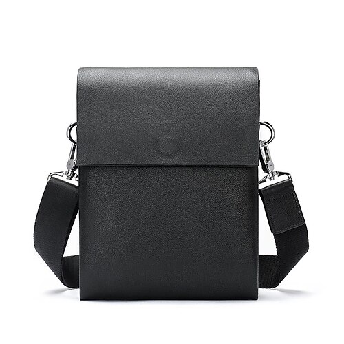 Herre Crossbody-veske Crossbodyvesker Nappa skinn Kuskinn Daglig Glidelås Helfarge عادي Svart
Herre Crossbody-veske Crossbodyvesker Nappa skinn Kuskinn Daglig Glidelås Helfarge عادي Svart