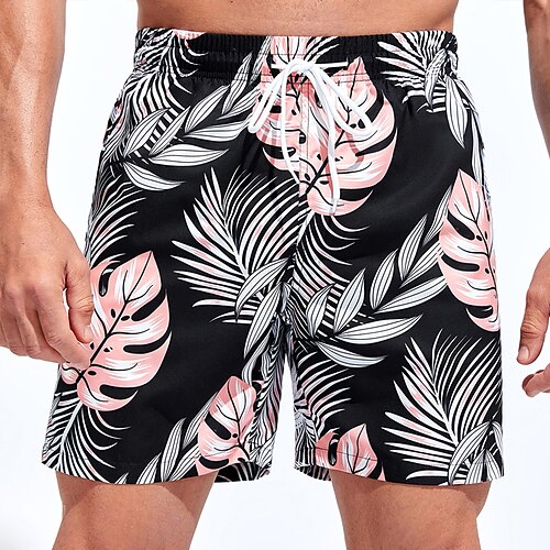 Herre Surf shorts Badeshorts Sommer shorts Strandshorts Snørelukning med mesh-for Elastisk Talje Blad Tropisk Grafiske tryk Hurtigtørrende Korte Afslappet Daglig Ferie Boheme Hawaiiansk Sort
Herre Surf shorts Badeshorts Sommer shorts Strandshorts Snørelukning med mesh-for Elastisk Talje Blad Tropisk Grafiske tryk Hurtigtørrende Korte Afslappet Daglig Ferie Boheme Hawaiiansk Sort