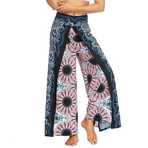 Dame Yoga Bukser Spaltede spidser Yoga Fitness Gym Træning Underdele Grafisk Sort Hvid Lys pink Spandex Sport Sportstøj Løstsiddende
Dame Yoga Bukser Spaltede spidser Yoga Fitness Gym Træning Underdele Grafisk Sort Hvid Lys pink Spandex Sport Sportstøj Løstsiddende