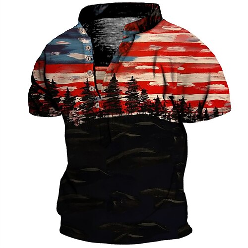 Per uomo Camicia Henley Magliette Pop art Alberi Henley Abbigliamento Stampa 3D Esterno Informale Manica corta Bottone giù Stampa Di tendenza Comodo
Per uomo Camicia Henley Magliette Pop art Alberi Henley Abbigliamento Stampa 3D Esterno Informale Manica corta Bottone giù Stampa Di tendenza Comodo