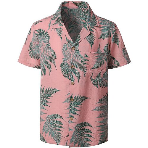 Per uomo Camicia Camicia hawaiana Camicia con bottoni Camicia estiva Maglietta informale Rosa Maniche corte A foglia Bavero Strada Da mare Tasche Abbigliamento Di tendenza Comodo Hawaiano
Per uomo Camicia Camicia hawaiana Camicia con bottoni Camicia estiva Maglietta informale Rosa Maniche corte A foglia Bavero Strada Da mare Tasche Abbigliamento Di tendenza Comodo Hawaiano