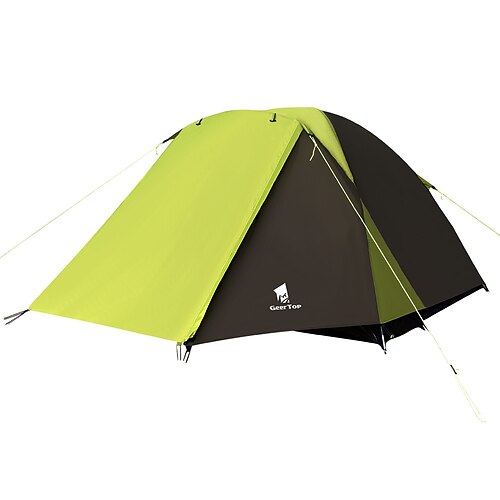 4 personer Telt Familie Camping Telt Udendørs Vandtæt UV Solbeskyttelse Vindtæt camping telt 2000-3000 mm til Fiskeri Klatring Strand Polyester 210210135 cm
4 personer Telt Familie Camping Telt Udendørs Vandtæt UV Solbeskyttelse Vindtæt camping telt 2000-3000 mm til Fiskeri Klatring Strand Polyester 210210135 cm