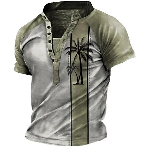 Per uomo Camicia Henley Maglietta Raglan Pop art Albero di cocco Colletto alla coreana Abbigliamento Stampa 3D Esterno Informale Manica corta Collage Pulsante Di tendenza Originale Essenziale
Per uomo Camicia Henley Maglietta Raglan Pop art Albero di cocco Colletto alla coreana Abbigliamento Stampa 3D Esterno Informale Manica corta Collage Pulsante Di tendenza Originale Essenziale