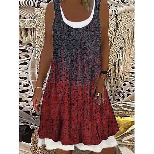 Per donna Vestito casual Abito senza maniche Abito estivo Floreale Fantasia geometrica falso in due pezzi Stampa Girocollo Mini abito Vintage Etnico Esterno Giornaliero Senza maniche Morbido Vino
Per donna Vestito casual Abito senza maniche Abito estivo Floreale Fantasia geometrica falso in due pezzi Stampa Girocollo Mini abito Vintage Etnico Esterno Giornaliero Senza maniche Morbido Vino