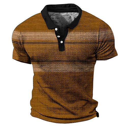 Per uomo POLO Camicia da golf Golf Color Block A strisce Stampe astratte Collo ripiegabile Giallo Grigio Esterno Strada Manica corta Stampa Abbigliamento Di tendenza Originale Informale Traspirante
Per uomo POLO Camicia da golf Golf Color Block A strisce Stampe astratte Collo ripiegabile Giallo Grigio Esterno Strada Manica corta Stampa Abbigliamento Di tendenza Originale Informale Traspirante