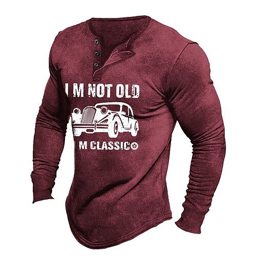 Per uomo Camicia Henley Magliette grafiche Camicia 100% cotone lavaggio acido Auto Stampe astratte Anziani Henley Con stampe Informale Da tutti i giorni Manica lunga Stampa Abbigliamento 100% cotone
Per uomo Camicia Henley Magliette grafiche Camicia 100% cotone lavaggio acido Auto Stampe astratte Anziani Henley Con stampe Informale Da tutti i giorni Manica lunga Stampa Abbigliamento 100% cotone