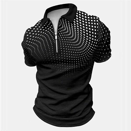 Herre POLO T-skjorte Zip Polo Golf skjorte 3D Print Grafiske trykk Aftæpning Svart Gul Rosa Blå utendørs Gate Kort Erme Glidelås Trykt mønster Klær Mote Designer Fritid Pustende
Herre POLO T-skjorte Zip Polo Golf skjorte 3D Print Grafiske trykk Aftæpning Svart Gul Rosa Blå utendørs Gate Kort Erme Glidelås Trykt mønster Klær Mote Designer Fritid Pustende