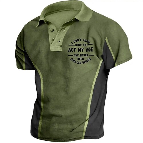 Per uomo POLO Camicia da golf Golf Alfabetico Stampe astratte Collo ripiegabile Verde Esterno Strada Maniche corte Bottone giù Stampa Abbigliamento Sportivo Di tendenza Streetwear Originale
Per uomo POLO Camicia da golf Golf Alfabetico Stampe astratte Collo ripiegabile Verde Esterno Strada Maniche corte Bottone giù Stampa Abbigliamento Sportivo Di tendenza Streetwear Originale