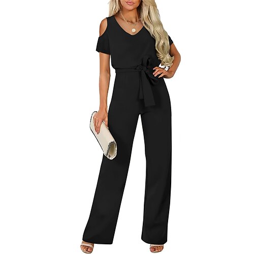 Damen Jumpsuit Hohe Taillenlinie Feste Farbe V Ausschnitt Strassenmode Geschäftlich Party B¨¹ro Regular Fit Kurzarm Schwarz Wein Rote S M L XL Sommer
Damen Jumpsuit Hohe Taillenlinie Feste Farbe V Ausschnitt Strassenmode Geschäftlich Party B¨¹ro Regular Fit Kurzarm Schwarz Wein Rote S M L XL Sommer
