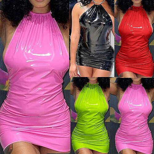 Dame Festkjole Bodycon Kappe Kjole Mini kjole Sort Lyserød Rød Uden ærmer Ren farve Krøllede Folder Sommer Forår Efterår Grime Personaliseret Fest Fødselsdag Sommerkjole Tynd 2023 S M L XL XXL
Dame Festkjole Bodycon Kappe Kjole Mini kjole Sort Lyserød Rød Uden ærmer Ren farve Krøllede Folder Sommer Forår Efterår Grime Personaliseret Fest Fødselsdag Sommerkjole Tynd 2023 S M L XL XXL