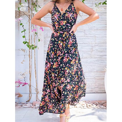 Dame Lang kjole Maxikjole Hverdagskjole Blomster kjole Slip kjole Blomstret Gade Afslappet udendørs Daglig Ferie Trykt mønster Uden ærmer Med stropper Kjole Regulær Sort Sommer Forår S M L XL
Dame Lang kjole Maxikjole Hverdagskjole Blomster kjole Slip kjole Blomstret Gade Afslappet udendørs Daglig Ferie Trykt mønster Uden ærmer Med stropper Kjole Regulær Sort Sommer Forår S M L XL