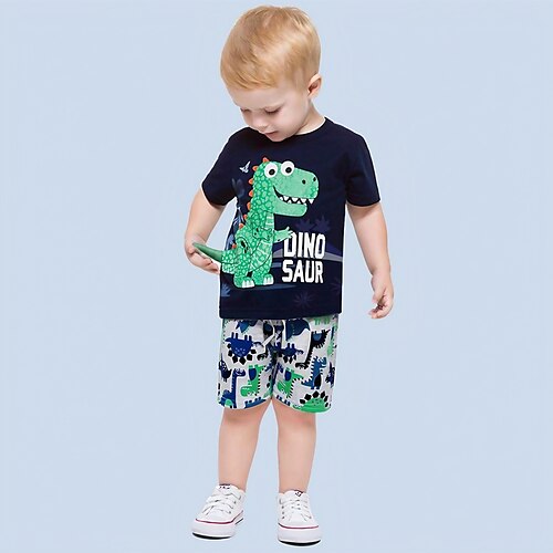 2 deler Baby Gutt T-skjorter og shorts Antrekk Dyr Tegneserie Kortermet Sett utendørs Bedårende Daglig Sommer Vår 3-7 år
2 deler Baby Gutt T-skjorter og shorts Antrekk Dyr Tegneserie Kortermet Sett utendørs Bedårende Daglig Sommer Vår 3-7 år