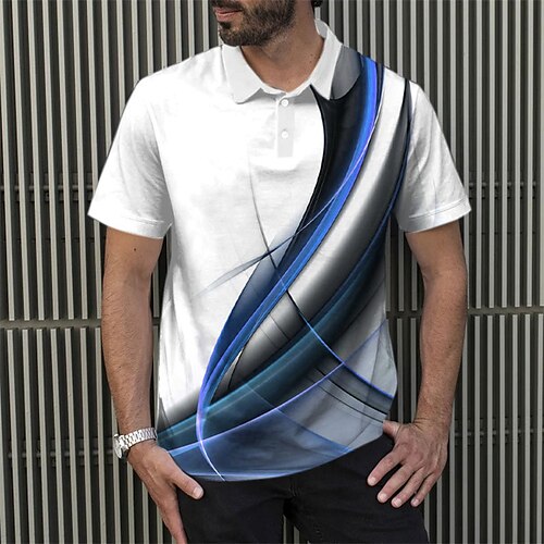 Herre POLO Trøje Golftrøje Grafiske tryk Geometri Lineær Aftæpning Lysegul Gul Lysegrøn Blå Lys Lilla udendørs Gade Kort Ærme Knap ned Trykt mønster Tøj Sport Mode Gade Designer
Herre POLO Trøje Golftrøje Grafiske tryk Geometri Lineær Aftæpning Lysegul Gul Lysegrøn Blå Lys Lilla udendørs Gade Kort Ærme Knap ned Trykt mønster Tøj Sport Mode Gade Designer