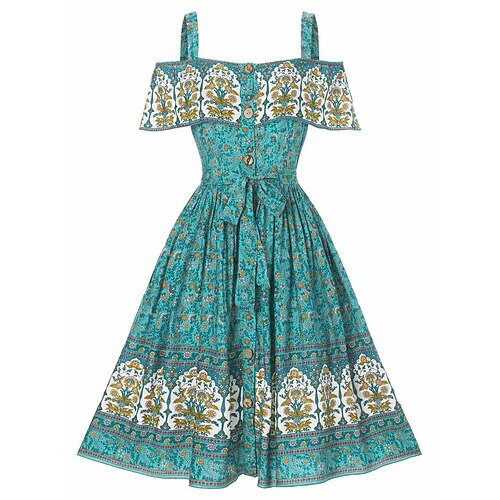 Per donna Retrò Stile anni '50 Abito vintage Vestito longuette Giornaliero Appuntamento Stampa Floreale Senza spalline Senza maniche Standard Estate Primavera 2023 Blu S M L XL
Per donna Retrò Stile anni '50 Abito vintage Vestito longuette Giornaliero Appuntamento Stampa Floreale Senza spalline Senza maniche Standard Estate Primavera 2023 Blu S M L XL