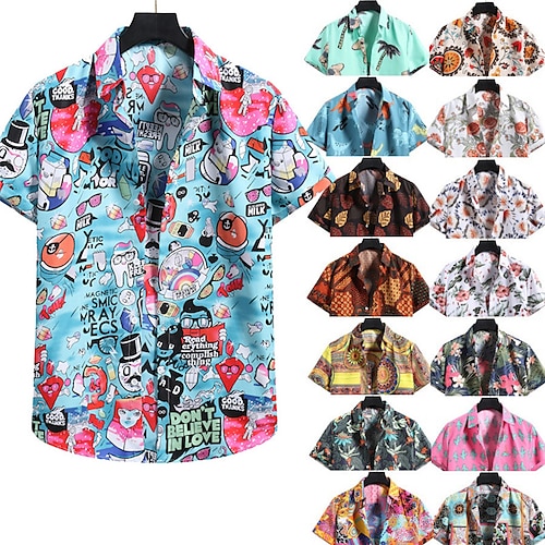 Herre Skjorte Hawaii skjorte Uformell skjorte Strandskjorte Lysegul Lys Rosa Sjokkrosa Hvit Gul Kortermet Grafiske trykk Blomst / Planter Knaphul Daglig Feriereise Trykt mønster Klær Mote Hawaiisk
Herre Skjorte Hawaii skjorte Uformell skjorte Strandskjorte Lysegul Lys Rosa Sjokkrosa Hvit Gul Kortermet Grafiske trykk Blomst / Planter Knaphul Daglig Feriereise Trykt mønster Klær Mote Hawaiisk