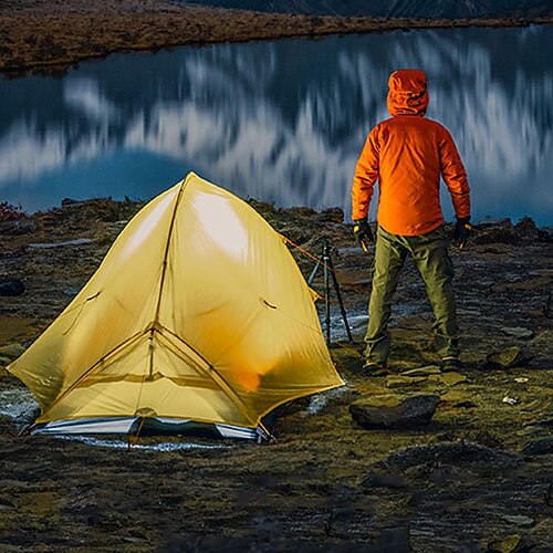 2 personer Telt Udendørs Vandtæt UV Solbeskyttelse Vindtæt Dobbelt Lagdelt camping telt >3000 mm til Fiskeri Klatring Strand Polyester 210140115 cm
2 personer Telt Udendørs Vandtæt UV Solbeskyttelse Vindtæt Dobbelt Lagdelt camping telt >3000 mm til Fiskeri Klatring Strand Polyester 210140115 cm