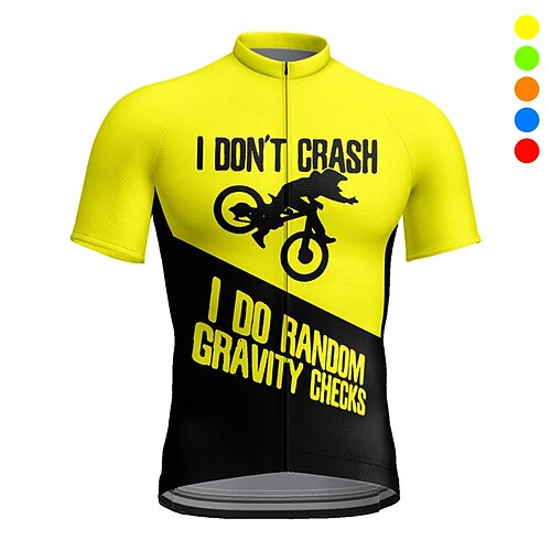 21Grams Per uomo Maglia da ciclismo Manica corta Bicicletta Superiore con 3 tasche posteriori Ciclismo da montagna Cicismo su strada Traspirante Traspirazione umidità Asciugatura rapida Strisce
21Grams Per uomo Maglia da ciclismo Manica corta Bicicletta Superiore con 3 tasche posteriori Ciclismo da montagna Cicismo su strada Traspirante Traspirazione umidità Asciugatura rapida Strisce