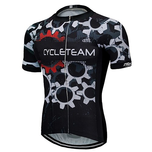 21Grams Per uomo Maglia da ciclismo Manica corta Bicicletta Superiore con 3 tasche posteriori Ciclismo da montagna Cicismo su strada Traspirante Traspirazione umidità Asciugatura rapida Strisce
21Grams Per uomo Maglia da ciclismo Manica corta Bicicletta Superiore con 3 tasche posteriori Ciclismo da montagna Cicismo su strada Traspirante Traspirazione umidità Asciugatura rapida Strisce