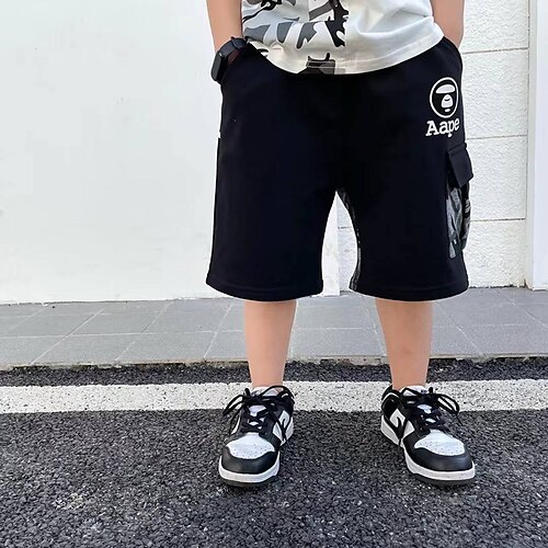 Barn Gutt Shorts Tegneserie Komfort Shorts utendørs Bedårende Daglig Svart Midje midje
Barn Gutt Shorts Tegneserie Komfort Shorts utendørs Bedårende Daglig Svart Midje midje