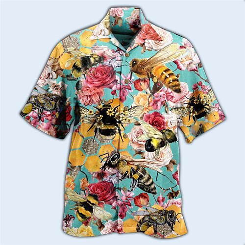Hombre Camisa camisa hawaiana Floral Fruta Abeja Estampados Collar Cubano Amarillo Azul Piscina Exterior Casual Manga Corta Estampado Ropa Deportes Moda Ropa de calle Design
Hombre Camisa camisa hawaiana Floral Fruta Abeja Estampados Collar Cubano Amarillo Azul Piscina Exterior Casual Manga Corta Estampado Ropa Deportes Moda Ropa de calle Design