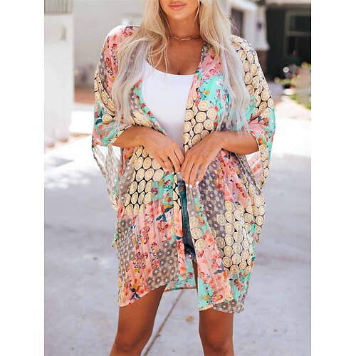 Per donna Giacca sportiva Esterno Da tutti i giorni Da mare Estate Primavera Standard Cappotto Standard Traspirante Semplice Casual quotidiano Informale Giacca Manica lunga Floreale Stampa Rosa
Per donna Giacca sportiva Esterno Da tutti i giorni Da mare Estate Primavera Standard Cappotto Standard Traspirante Semplice Casual quotidiano Informale Giacca Manica lunga Floreale Stampa Rosa