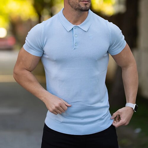 Per uomo POLO Camicia da golf Golf Informale Per eventi Classico Manica corta Di tendenza Essenziale Liscio Pulsante Estate Standard Blu viola POLO
Per uomo POLO Camicia da golf Golf Informale Per eventi Classico Manica corta Di tendenza Essenziale Liscio Pulsante Estate Standard Blu viola POLO