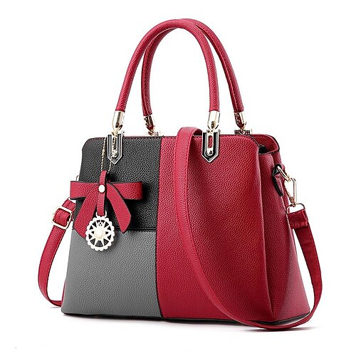 Per donna Borsetta Borsa a tracolla pelle sintetica Ufficio Giornaliero Massima capacità Color Block Polvere di gomma Abbinamento del colore della polvere di gomma Abbinamento colore grigio
Per donna Borsetta Borsa a tracolla pelle sintetica Ufficio Giornaliero Massima capacità Color Block Polvere di gomma Abbinamento del colore della polvere di gomma Abbinamento colore grigio