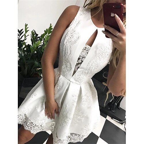 Dame Festkjole Blonde kjole Cocktail Kjole Mini kjole Hvid Uden ærmer Ren farve Blonder Sommer Forår Rund hals Fest Fødselsdag Bryllupsgæst Sommerkjole 2023 S M L XL
Dame Festkjole Blonde kjole Cocktail Kjole Mini kjole Hvid Uden ærmer Ren farve Blonder Sommer Forår Rund hals Fest Fødselsdag Bryllupsgæst Sommerkjole 2023 S M L XL