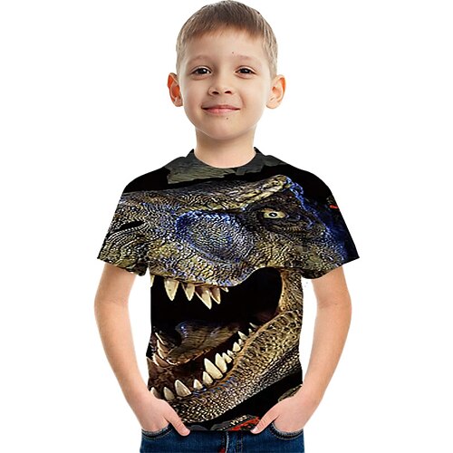 mode dinosaur print kortærmet t-shirt mode 3d printede farverige skjorter til drenge og piger
mode dinosaur print kortærmet t-shirt mode 3d printede farverige skjorter til drenge og piger