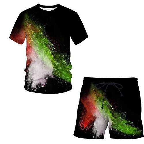 Herre Shorts og T-skjorte sett T-skjorte antrekk Grafisk Røk Crew-hals Klær 3D-utskrift utendørs Daglig Kortermet 3D-utskrift 2 deler 2stk Designer Fritid Bekvem
Herre Shorts og T-skjorte sett T-skjorte antrekk Grafisk Røk Crew-hals Klær 3D-utskrift utendørs Daglig Kortermet 3D-utskrift 2 deler 2stk Designer Fritid Bekvem