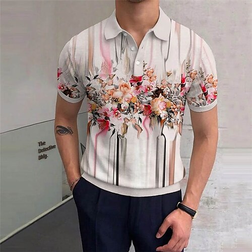 Per uomo POLO Camicia da golf Golf Floreale Stampe astratte Collo ripiegabile Bianco Rosa Grigio chiaro Grigio Esterno Strada Maniche corte Bottone giù Stampa Abbigliamento Sportivo Di tendenza
Per uomo POLO Camicia da golf Golf Floreale Stampe astratte Collo ripiegabile Bianco Rosa Grigio chiaro Grigio Esterno Strada Maniche corte Bottone giù Stampa Abbigliamento Sportivo Di tendenza