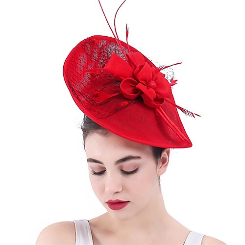 fascinators Imiteret Hør Kentucky Derby Hesterace Dame Britisk Med Fjer Blomster Medaljon Hovedbeklædning
fascinators Imiteret Hør Kentucky Derby Hesterace Dame Britisk Med Fjer Blomster Medaljon Hovedbeklædning
