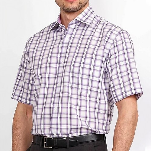 Per uomo Camicia Camicia con bottoni Camicia a quadri A quadri Tasche Collo ripiegabile Rosa Blu Viola Plus Size Esterno Informale Manica corta Abbigliamento Moderno Retrò vintage
Per uomo Camicia Camicia con bottoni Camicia a quadri A quadri Tasche Collo ripiegabile Rosa Blu Viola Plus Size Esterno Informale Manica corta Abbigliamento Moderno Retrò vintage