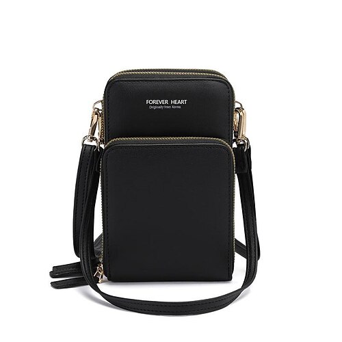 Per donna A portafoglio Borsa a tracolla Portamonete Sacchetto del telefono mobile Portafoglio porta carte di credito pelle sintetica Esterno Per eventi Traspirante Duraturo Tinta unica Brutto chiaro
Per donna A portafoglio Borsa a tracolla Portamonete Sacchetto del telefono mobile Portafoglio porta carte di credito pelle sintetica Esterno Per eventi Traspirante Duraturo Tinta unica Brutto chiaro