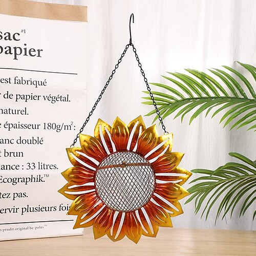 1pc Flower-shaped Mental Painted Wind Chime Outdoor Handicraft Hanging Ornament For Window Balcony Garden Decor
1pc Flower-shaped Mental Painted Wind Chime Outdoor Handicraft Hanging Ornament For Window Balcony Garden Decor